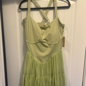 POPFLEX Light Green Dress pistachio